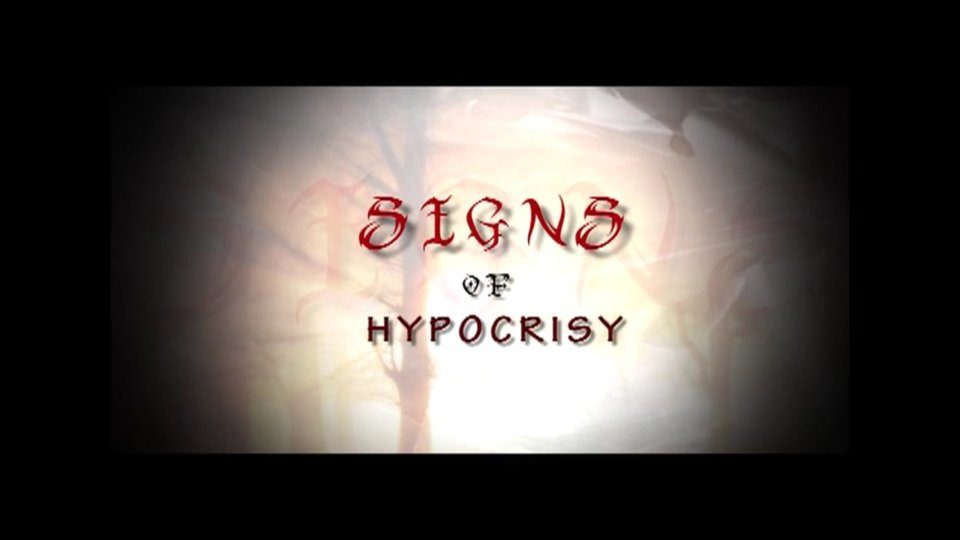 Signs of Hypocrisy — Peace Conference 2007