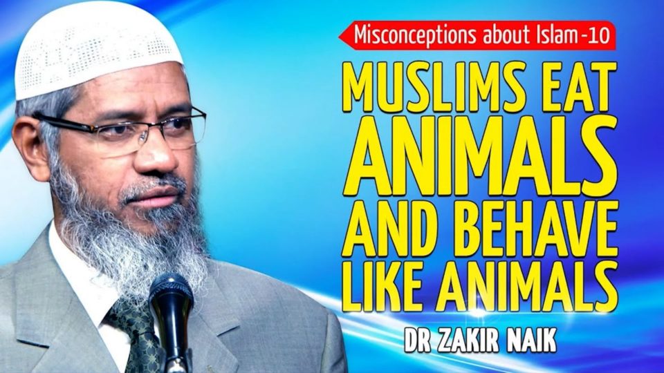 Misconceptions About Islam - 10 - Muslims Eat Animals and Behave Like Animals